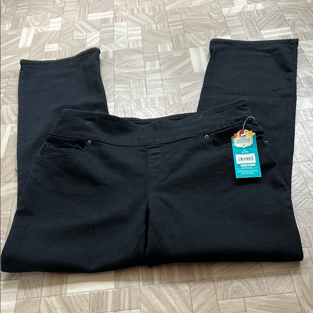NWT The Pioneer Woman Black Garment pants - Picture 5 of 7